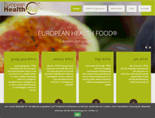 Tablet Screenshot of european-healthfood.de